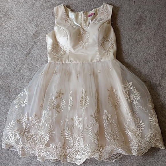 Modcloth Dresses & Skirts - Gold cocktail dress